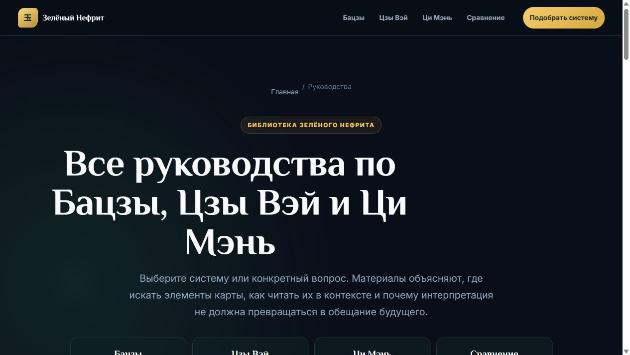 Библиотека руководств по системам
